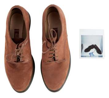 Lot 536 - NEWSRADIO: PHIL HARTMAN "BILL MCNEAL" SHOES