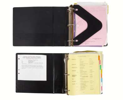 Thomas And the Magic Railroad | Production Binder and Annotated Working Script | Julien’s