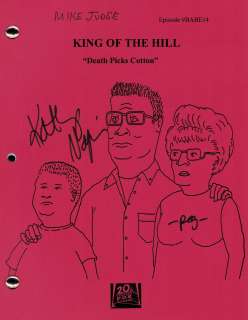King of the Hill signed script | Piece of the Past