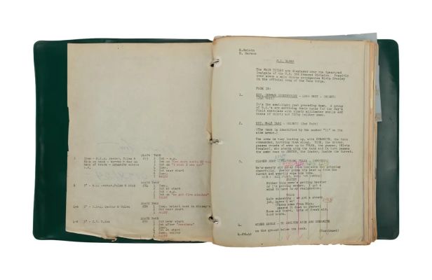 Elvis Presley | Lot #79 - 1960 Annotated Editor’s Script from "G.I. Blues" | Julien’s