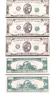 Lot of (5) Prop National Bank of Gotham Currency Bills from the film "Batman Forever" | Piece of the Past