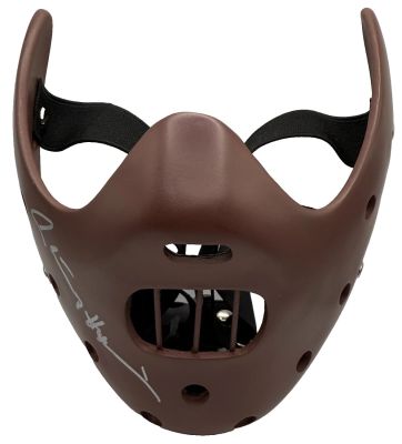 Anthony Hopkins Signed Hannibal Lecter Mask The Silence of the Lambs Beckett BAS | Activity Auctions