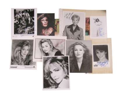 Lot 485 - Classic TV Personality Signed Photos: Arsenio Hall, Carol Alt, Joan Lunden, Kathie Lee Gifford, Lezz