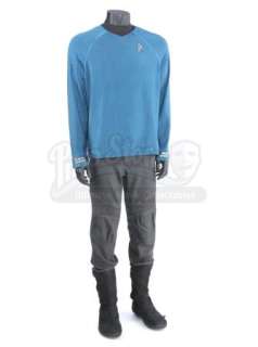 STAR TREK (2009) and STAR TREK INTO DARKNESS (2013) - Lot 44 - Mr. Spock‘s Stunt Enterprise Sciences Uniform