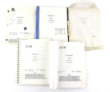 Lot 1372 - The Princess Bride (1987) Five Original Screenplay scripts by William Goldman for the film starring…
