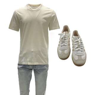 Creed III Adonis Creed Michael B Jordan Screen Worn Short Sleeve Shirt Button-Front Pants & Lace-Up Athletic Shoes Ch 3 Sc 29 - Lot #194 - Creed III Adonis Creed Michael B Jordan Screen Worn Short Sleeve Shirt Button-Front Pants & Lace-Up… | VIP Fan Auctions