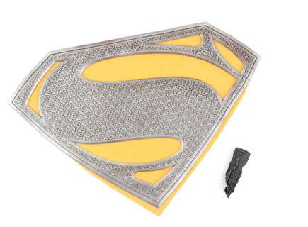 Man of Steel - Superman chest emblem from Frontline and Command key prop from production (2). | Ewbank’s