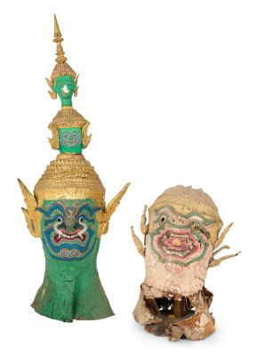 The Noble War | Thai Deity Masks (2) | Julien’s