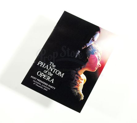 Phantom of the Opera | Post Premiere Party Inivtation Brochure | Propstore (Buy Now)
