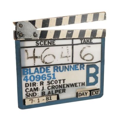 Blade Runner (1982) | Photo-Matched "B" Camera Clapperboard | Propstore
