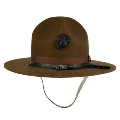 FULL METAL JACKET (1987) - Lot #2058 : Planet Hollywood Collection: R. Lee Ermey-Autographed Campaign Hat Replica