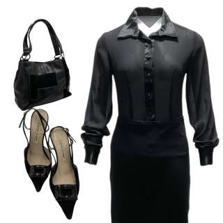 Beau is Afraid Elaine Bray Parker Posey Screen Worn Button-Up Shirt, Skirt, Bag & Heels Ch 1 Sc 105 | VIP Fan Auctions