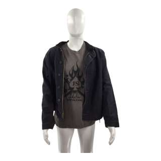 Heels Jack Spade Stephen Amell Screen Worn T-Shirt & Chore Coat Ch 3 Sc Multiple Ep 202 | VIP Fan Auctions