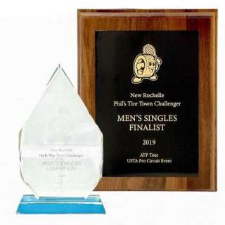 Challengers New Rochelle Challenger Men’s Single Finalist Award & Men’s Single Champion Trophy | VIP Fan Auctions