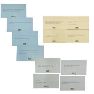 Maxxxine Interviewer (Kristin Carey) Production Used 12 Interview Question Cards | VIP Fan Auctions