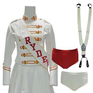 Grease Rise of the Pink Ladies (2023) Jane Facciano (Marisa Davila) Screen Worn Jacket, Skirt, 2 Under Shorts, Sash & Suspenders Ep 101 | VIP Fan Auctions