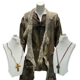 Vikings Valhalla Leif Eriksson Screen Worn Stunt Double Shirt, Gilet, Key Necklace & Cross Necklace Ss 1 & 3 | VIP Fan Auctions