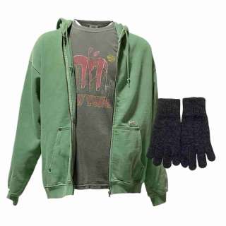 Babygirl Samuel (Harris Dickinson) Screen Worn Hoodie, T-Shirt & Gloves Ch 10 Sc 781, 782, 79, 80 | VIP Fan Auctions