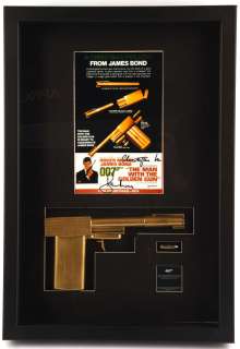 James Bond The Man With The Golden Gun (1974) Dual signed photograph with Roger Moore as James… | Ewbank’s