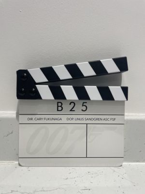 James Bond 007 Original Film Clapper Board Movie Prop Daniel Craig No Time To Di