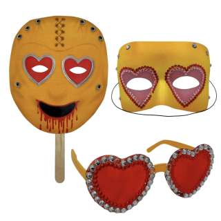 Heart Eyes Production Used Heart Eyes Eye Mask, Glasses & Mask | VIP Fan Auctions