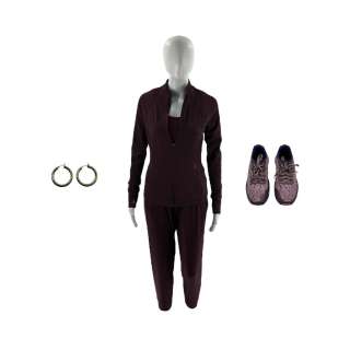 The Pickup Natalie Screen Worn Earrings, Shoes, Jacket, Joggers & Tank Top Ch 2 Sc 572-79 | VIP Fan Auctions