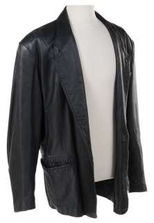 Lot 1401 - Jeff Goldblum ‘Ian Malcolm‘ signature leather jacket from Jurassic Park.