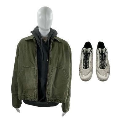 Lot 1: All of You Simon (Brett Goldstein) Screen Worn Jacket, Sweatshirt, T-Shirt & Sneakers Ch 1 | VIP Fan Auctions