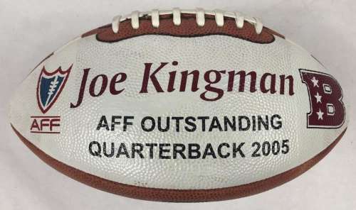 The Game Plan (2007) - Dwayne The Rock Johnson Custom Football | Hanlin Auction Service