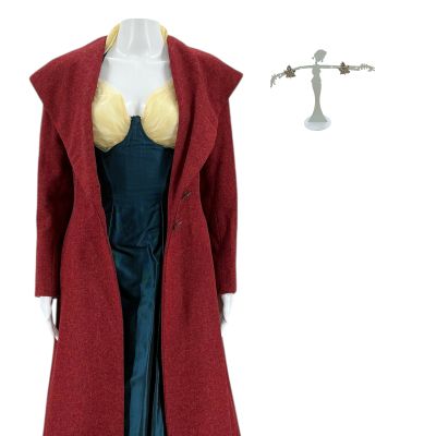 Hedda Eileen Lovborg Screen Worn Coat, Evening Dress, Bolero, Earrings & Tights Ch 5 Sc Multiple | VIP Fan Auctions