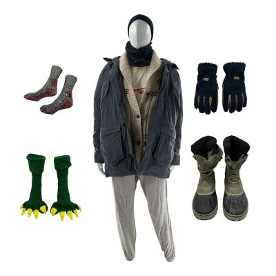 MERV Russ Screen Worn Boots, Hat, Gloves, Coat, Sweater, Shirt, Sweatpants, Scarf, Socks & Dinosaur Socks Ch 1 Sc 1Pt2-7Pt2 | VIP Fan Auctions