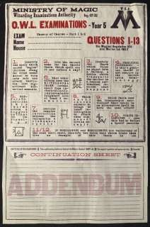 Harry Potter and the Order of the Phoenix (2007) - Owl Examination Artwork | Hanlin Auction Service