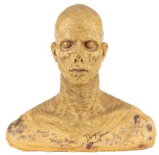 Lot 699 - Doug Jones ‘Billy Butcherson‘ makeup test head from Hocus Pocus.