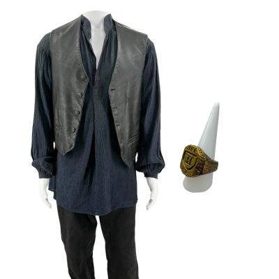 The Bluff Connor Screen Worn Waistcoat, Shirt, Pants & Ring Ch 1a Sc 74 | VIP Fan Auctions
