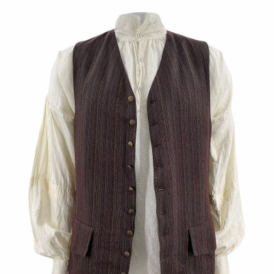 Lot 43: Wuthering Heights Earnshaw (Martin Clunes) Screen Worn Waiscoat & Shirt Ch 2 Sc 9, 16 | VIP Fan Auctions