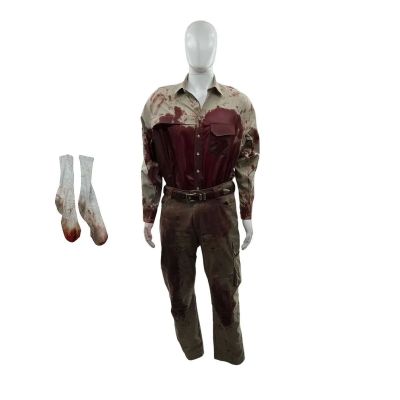Lot 2: Is God Is Man Screen Worn Stunt Double Belt, Jeans, Button-Up Shirt & Socks Ch 3 Sc 123-125pt3 | VIP Fan Auctions