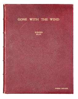 Norma Shearer Gone With The Wind presentation script | Bonhams
