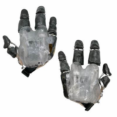 Lot 233: Fantastic Four (2005) Ben Grimm (Michael Chiklis) Production Used Animatronic Hands | VIP Fan Auctions