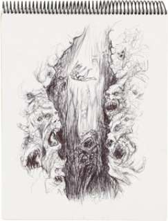 John Carl Buechler’s Personal Sketchbook with (58) Pages of Original Drawings. | Heritage