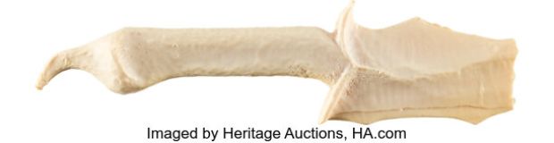 The Hobbit Trilogy (New Line Cinema, 2012-2014), Orc Sword Fragment with Thank-You Card. | Heritage