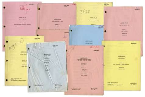 Lot of 10 ’’Sanford & Son’’ Scripts Owned by Redd Foxx -- From Redd Foxx Estate | Nate Sanders