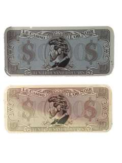 James Bond Saga The World is Not Enough (1999) Casino Plaques Movie Props | Premiere Props