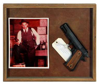 Kevin Costner "The Untouchables" Film Used Stunt .45 Automatic Pistol and Signed Photograph PSA | Gotta Have Rock and Roll