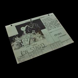Back to the Future - Original Production Used Storyboard - 26-12 | Icons of Pop Culture