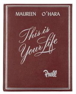 Lot 91 - Ralph Edwards‘s bound annotated script to Maureen O‘Hara‘s episode of This is Your Life presented to O‘Hara