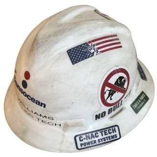 Lot 91 - Deepwater Horizon (2016) - Mike Williams (Mark Wahlberg) Hero Transocean Hardhat