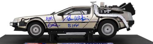 ’’Back to the Future’’ Cast Signed DeLorean | Nate Sanders