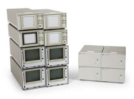 Lot 501 - WARGAMES COLLECTION OF SPECIAL EFFECTS EQUIPMENT, CUSTOM VINTAGE HP COMPUTERS AND DISPLAYS, PRODUCTION NOTEBOOK, STORYBOARDS, MAPS, MODEL, AND SCREENPLAYS, AND RELATED MATERIAL