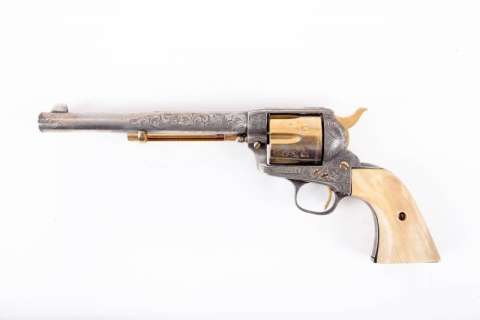 **BURT REYNOLDS ENGRAVED COLT SINGLE ACTION ARMY REVOLVER | Julien’s