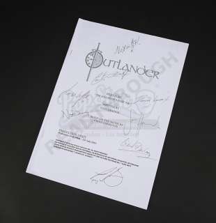 Outlander - Lot 4 - Outlander Charity Script Auction - Maria Doyle Kennedy‘s Cast Autographed Script - Episode 507 ‘The Ballad Of Roger Mac‘ Pink Draft